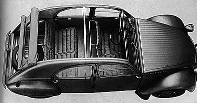 Early 2CV Top View